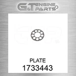 173-3443 Plate Fits Caterpillar (new Aftermarket). Price: $93.08.