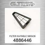 488-6446 Filter Suitable 5805439 Fits Caterpillar (new Aftermarket). Price: $53.42.